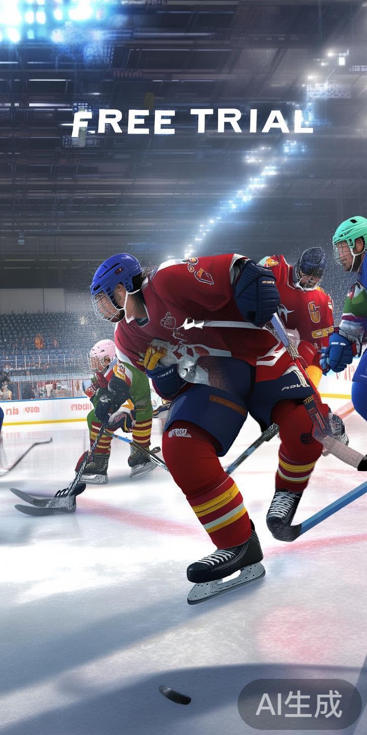 鼓励玩家积极投身于虚拟冰球的世界，源于这款游戏在玩
